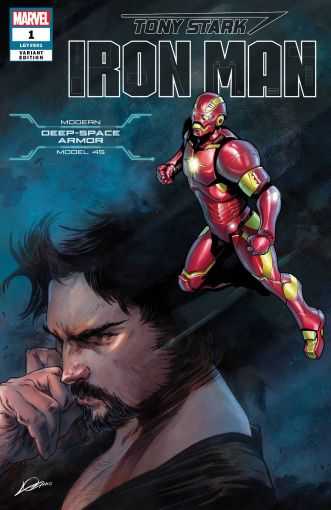 Marvel - TONY STARK IRON MAN # 1 MODERN DEEP SPACE ARMOR VARIANT