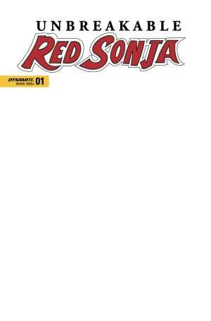 Dynamite - UNBREAKABLE RED SONJA # 1 COVER F BLANK VARIANT