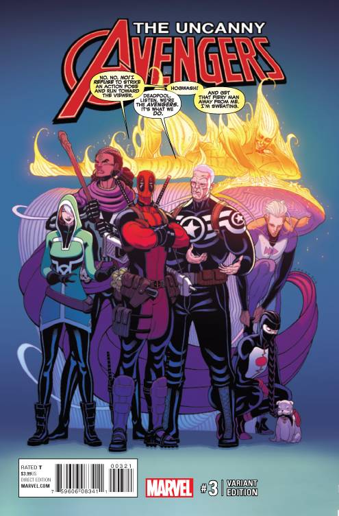 Marvel - UNCANNY AVENGERS (2015) # 3 1:25 MOORE VARIANT