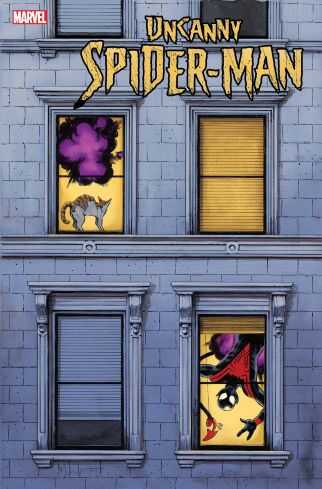 Marvel - UNCANNY SPIDER-MAN # 1 DAVE WACHTER WINDOWSHADES VARIANT