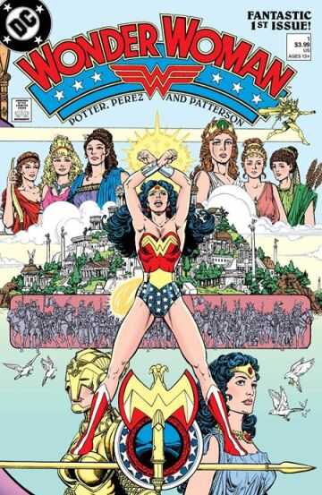 DC Comics - WONDER WOMAN (1987) # 1 FACSIMILE EDITION (2023 EDITION) COVER A GEORGE PEREZ