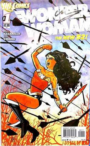 DC Comics - Wonder Woman (New 52) # 1 Cliff Chiang İmzalı Sertifikalı