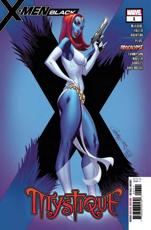 Marvel - X-Men Black Mystique # 1 J. Scott Campbell Variant